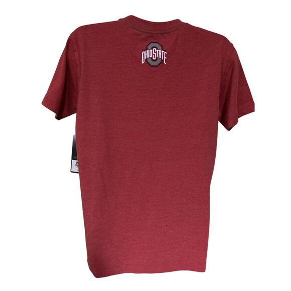 NEW Ohio State Buckeyes Colosseum Red Crew Neck Tee Shirt Youth M 12-14 - Picture 5 of 6